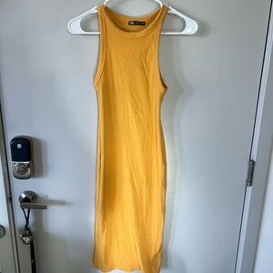 Zara Yellow Sleeveless Dress